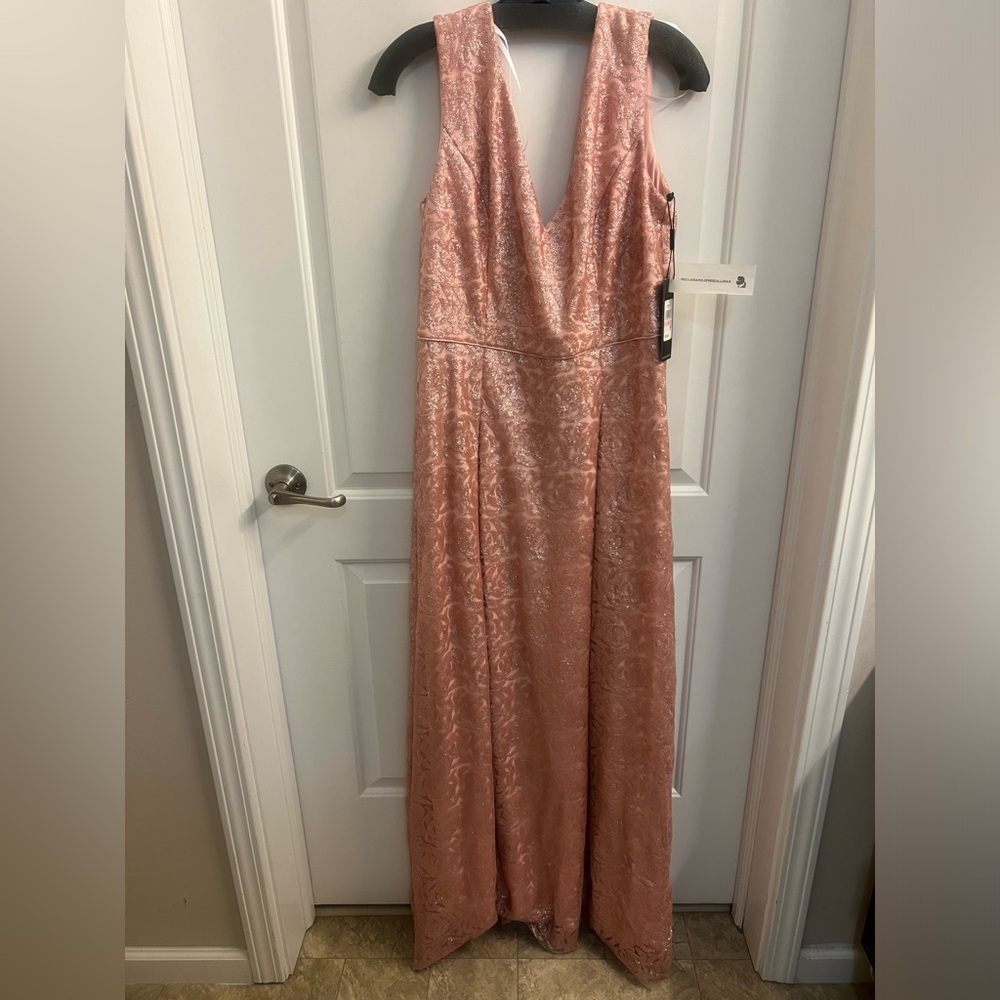Karl Lagerfeld Formal blush rose pink long Dress
